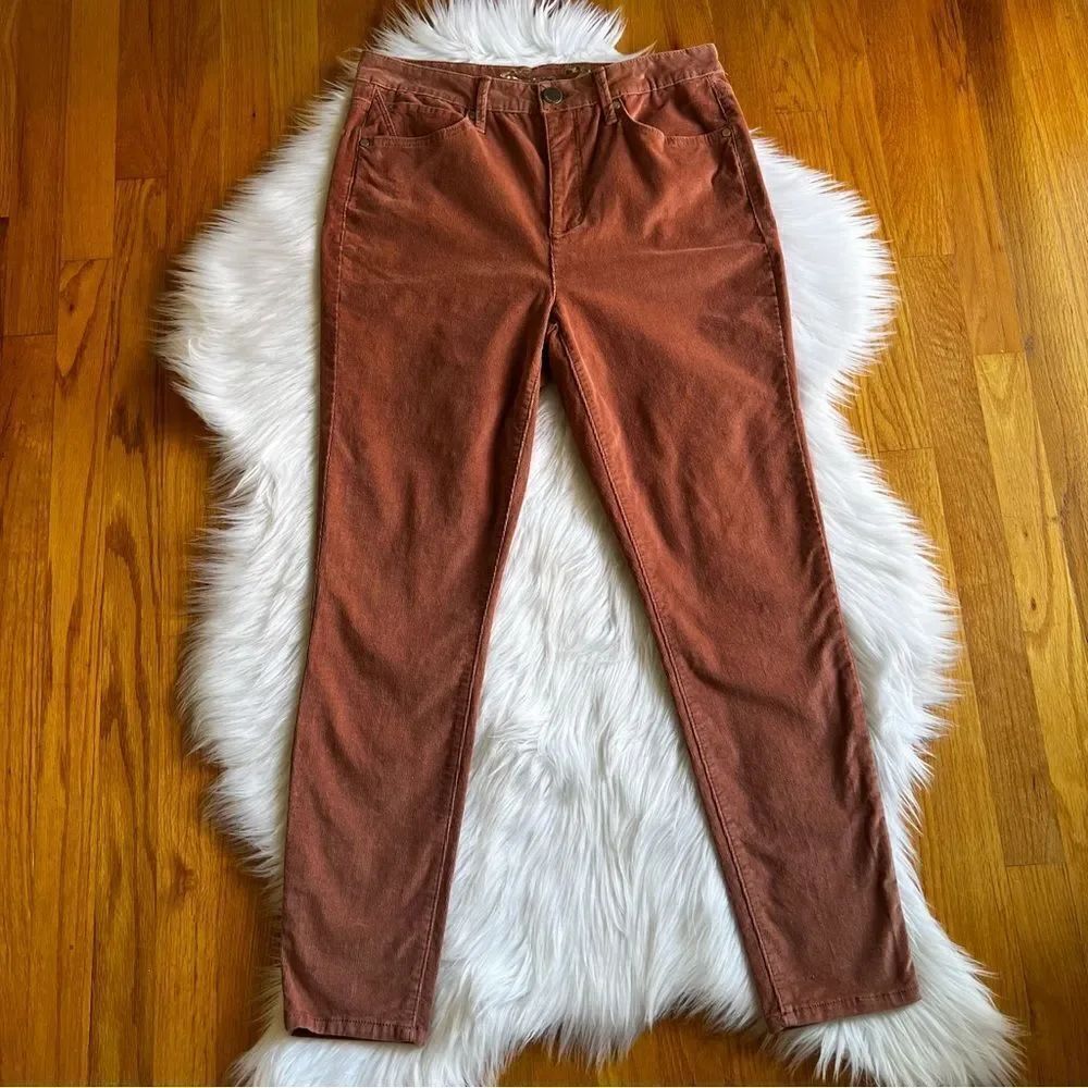 Seven7 Corduroy Ultra High Rise Skinny Pants Size 12